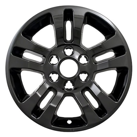 Coast2Coast 18", 5 Double Spoke, Gloss Black, Plastic, Set Of 4, Not Compatible With Steel Wheels IWCIMP377BLKN